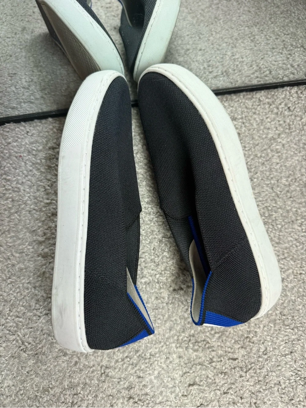 Black rothy shoes 6.5